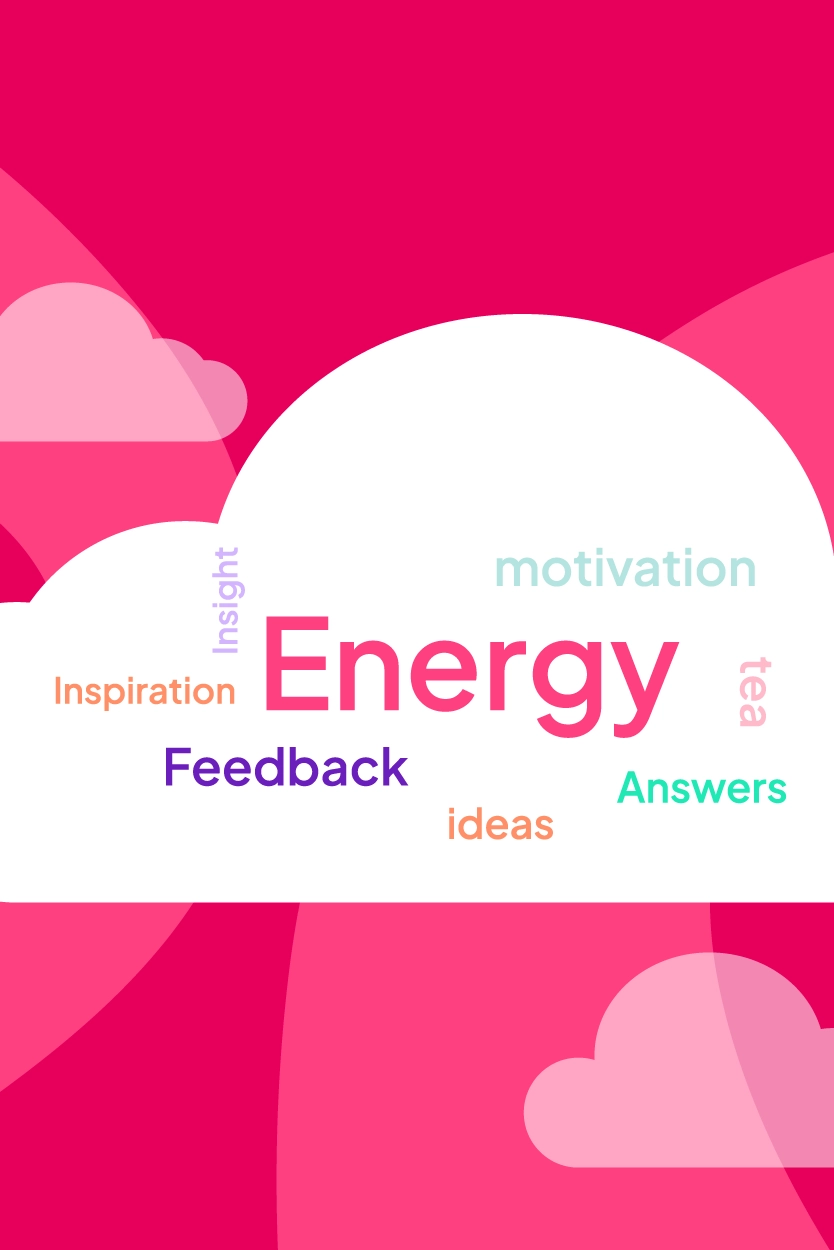 AhaSlides live word cloud feature
