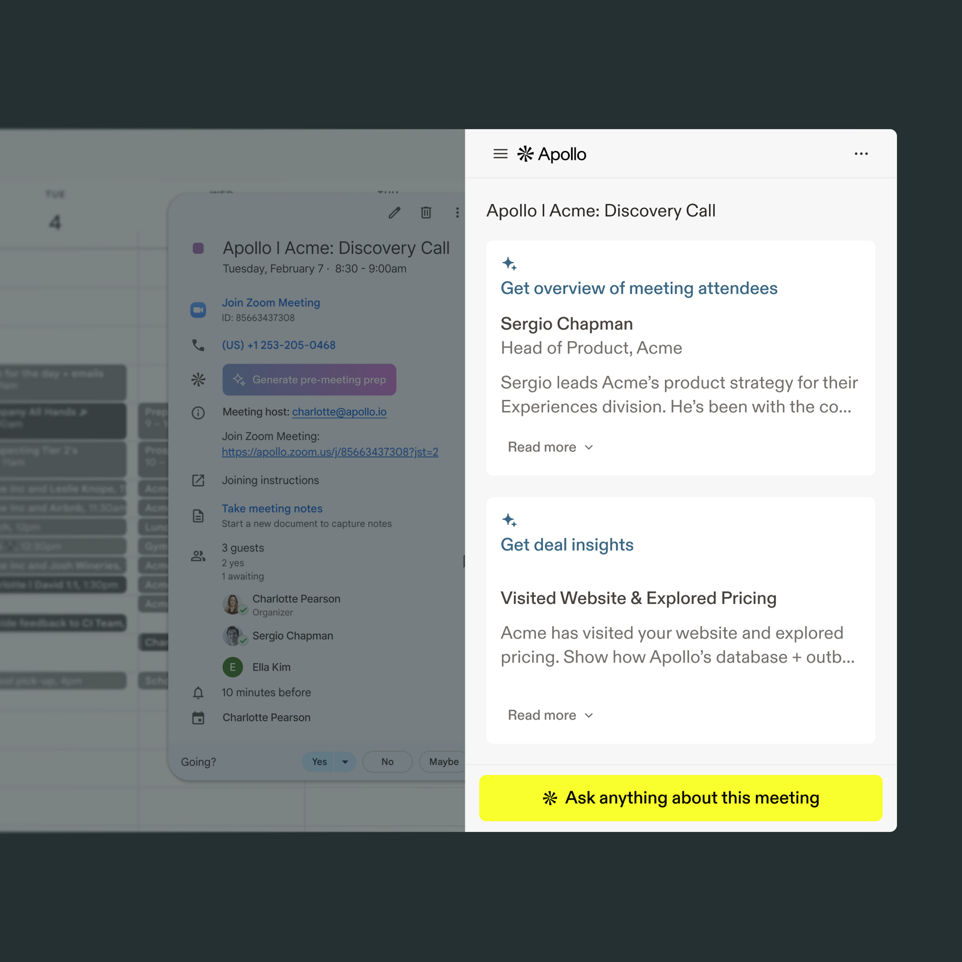 Apollo.io deal execution and conversation intelligence