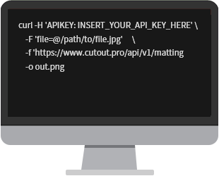 Cutout.pro developer API