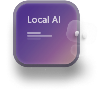 n8n AI agent nodes connected to a language model