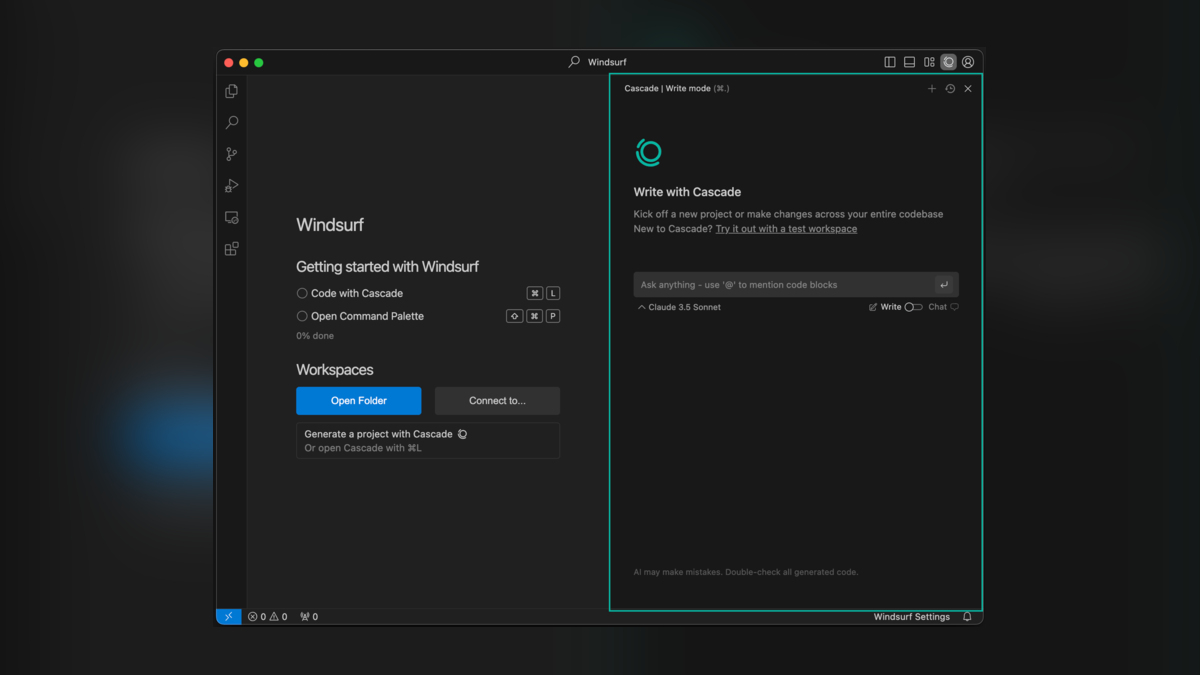 Windsurf 评论：由 Cascade 提供支持的 Agentic AI IDE