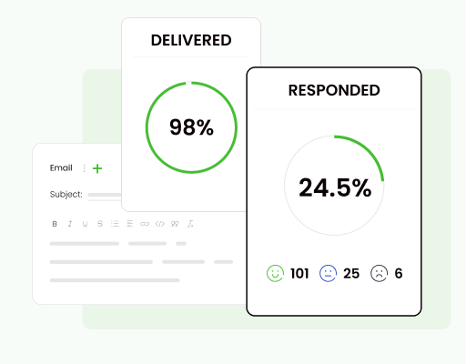 Woodpecker deliverability report showing emails delivered
