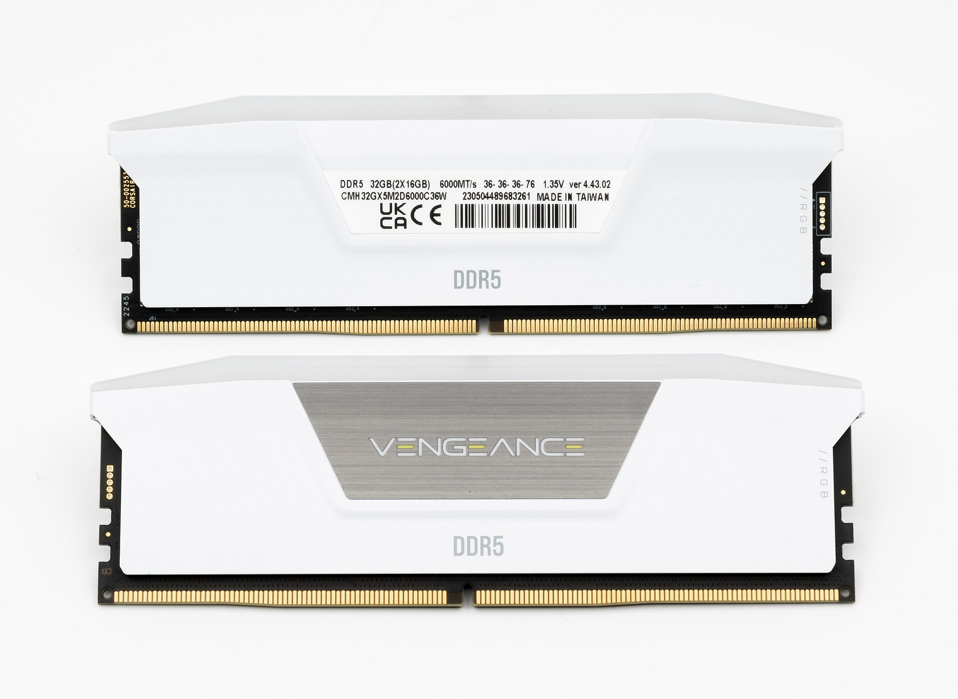 Corsair Vengeance RGB DDR5 memory modules, the kind of consumer RAM whose price has roughly quintupled since 2025