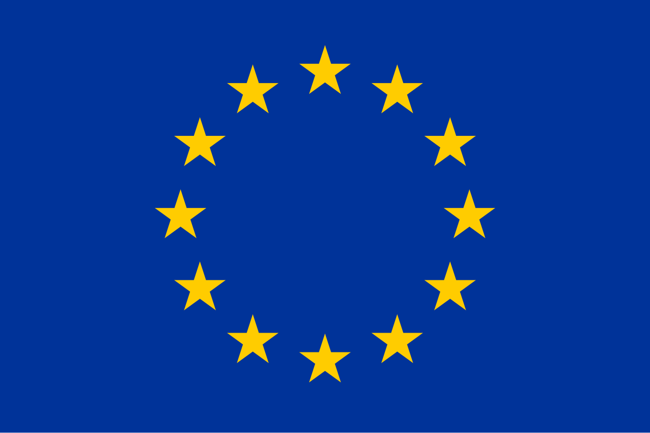 Flag of the European Union, representing the EU regulators enforcing the Digital Markets Act against Apple