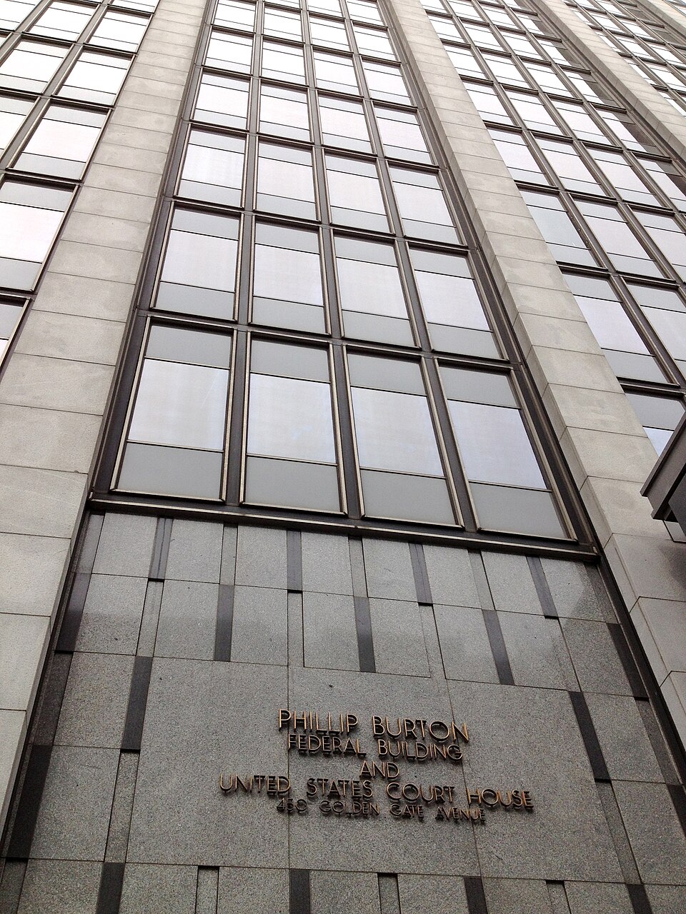 The Phillip Burton Federal Building and United States Courthouse in San Francisco, home of the U.S. District Court for the Northern District of California where Apple filed the suit