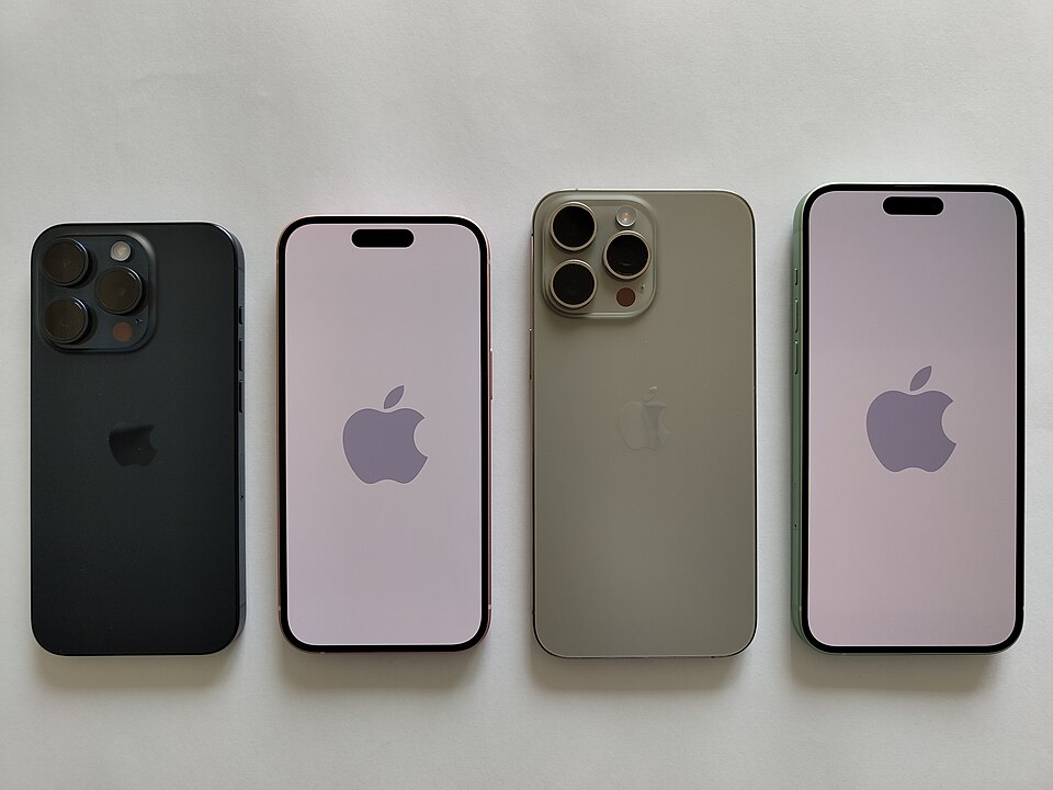 An Apple iPhone, representing the confidential hardware designs, metal-finishing techniques, and component specifications Apple says OpenAI tried to obtain