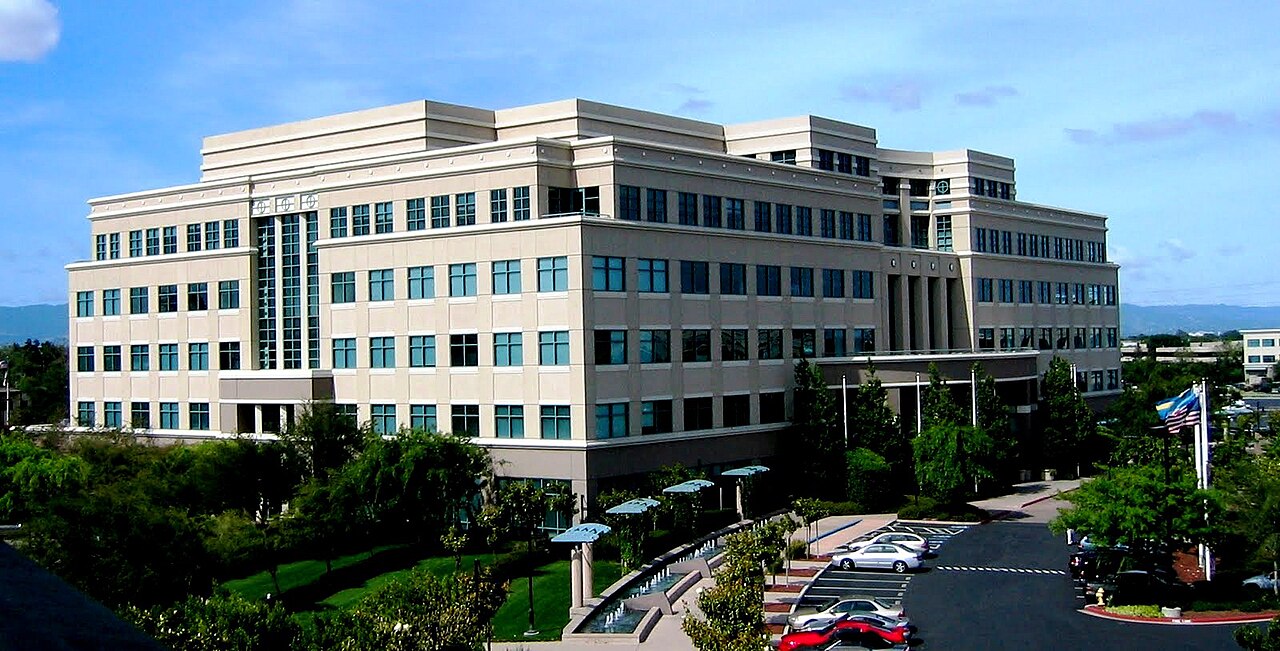 A building on Cisco's San Jose headquarters campus