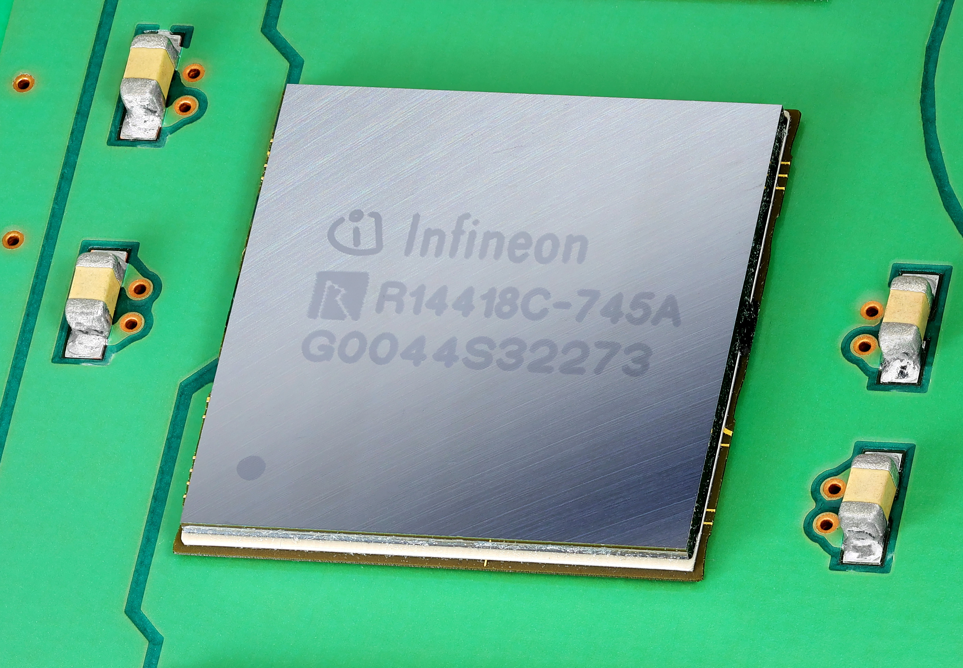 A memory chip package, the component class where Rowhammer bit-flips originate
