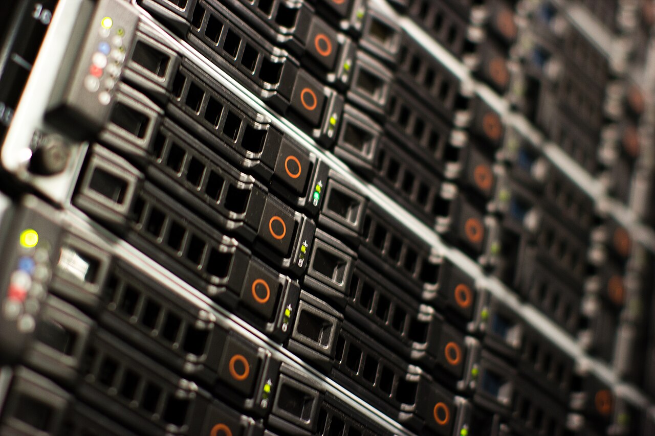 Densely packed servers and cabling inside a data center — Meta's Iris chips will sit alongside, not replace, its Nvidia and AMD GPUs